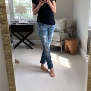 Goldsign Distressed boyfriend jeans